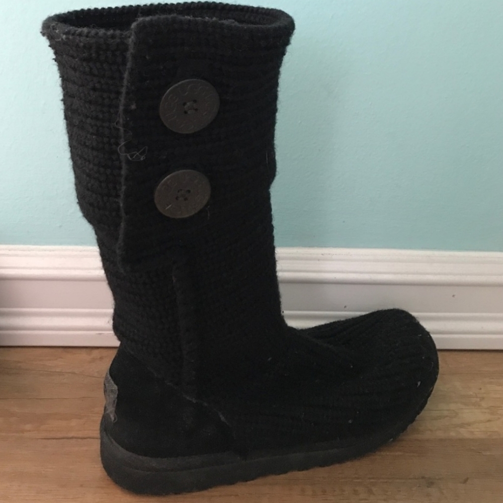 UGG Classic cardy knit boots